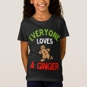 T-Shirt Tout le monde aime un gingembre mignon pain d'épic