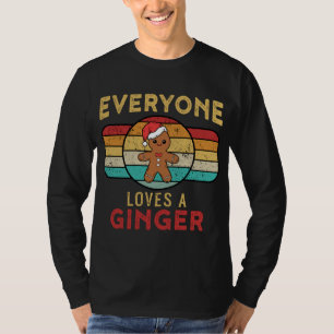 T-shirt Tout le monde aime un Gingembre rousse pain d'épic