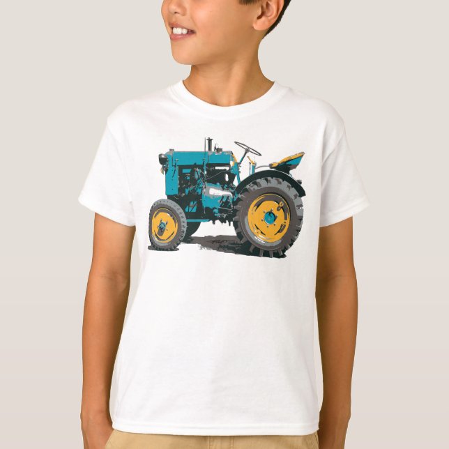 T-shirt Tout le monde aime un grand vieux tracteur ! (Devant)