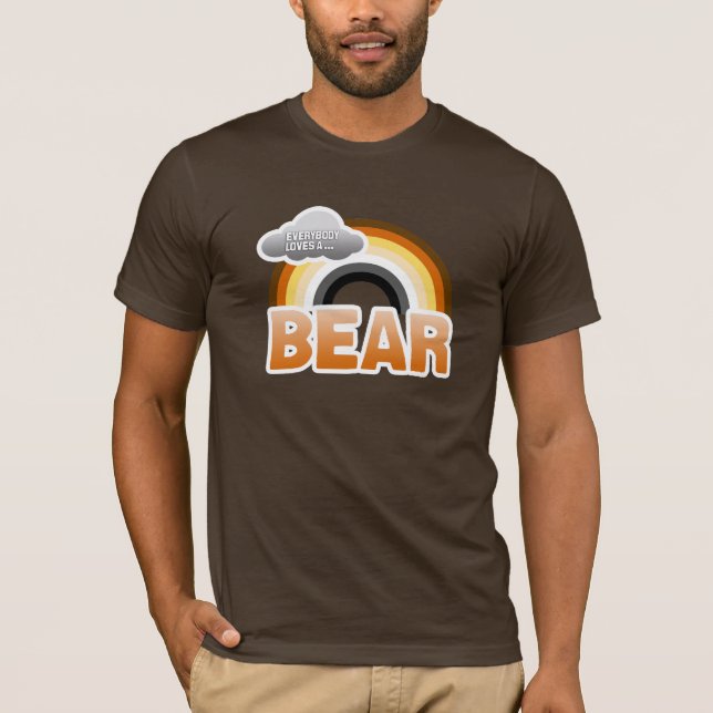 T-shirt Tout le monde aime un ours (Devant)