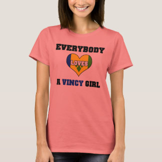 T-shirt Tout le monde aime une fille Vincy