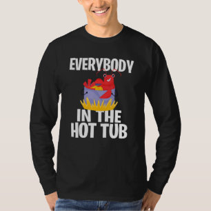 T-shirt Tout le monde dans la fête de l'ébullition de l'éc