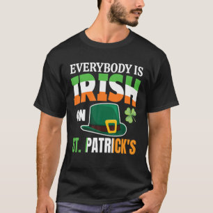 T-shirt Tout le monde est irlandais à la Saint Patrick Hom