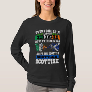 T-shirt Tout Le Monde Est Irlandais Sauf Écossais Sur St P