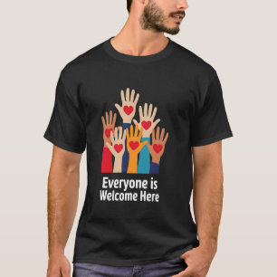T-shirt Tout le monde est le bienvenu ici Idaho Enseignant