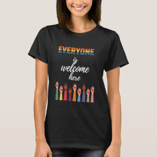 T-shirt Tout le monde est le bienvenu ici Idaho enseignant