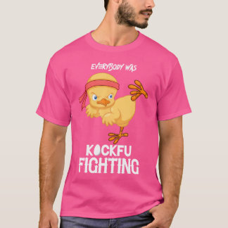 T-shirt Tout Le Monde Était Kockfu Combattre Drôle Karate 