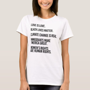 T-shirt Tout le monde mérite les droits de l'homme