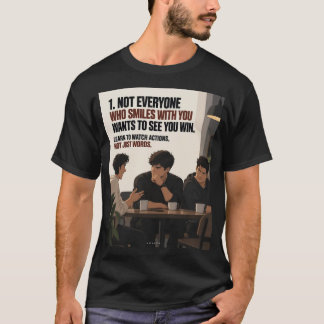 T-shirt Tout le monde ne sourit pas avec vous pour que vou
