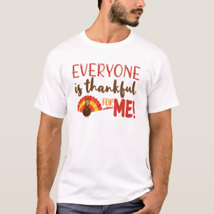 T-shirt Tout Le Monde Remercie Mon Cool Thanksgiving Gift