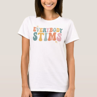 T-shirt Tout Le Monde Stim Autisme Spécial Ed Enseignant C