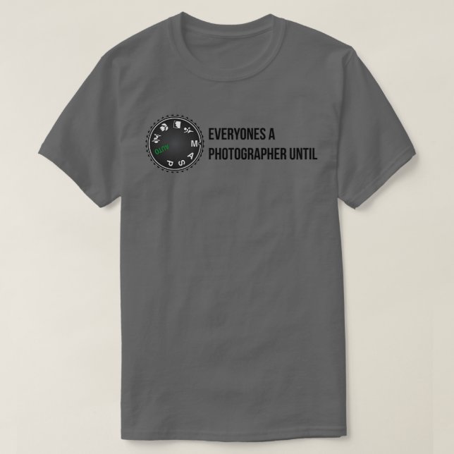 T-shirt Tout le monde un photographe jusqu'à Essential  (Design devant)