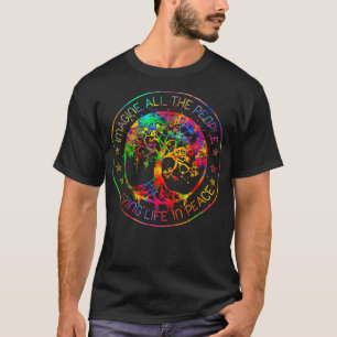 T-shirt Tout Le Peuple Imagine Vivre La Vie En Paix Hippie