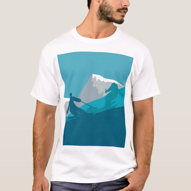 T-shirt Tout le ski de montagne (Devant)