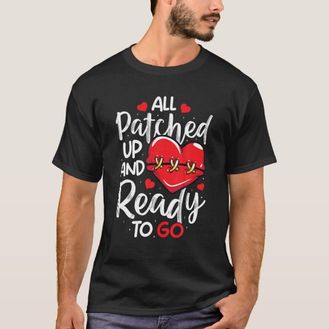 T-shirt Tout Patchup Open Heart Chirurgie Bypass Chirurgie (Devant)