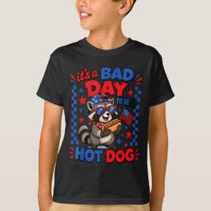 T-shirt Tout-petit Mauvais jour pour être un raton laveur 