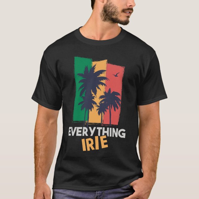 T-shirt Tout pièce en t d'Irie de style de reggae de (Devant)