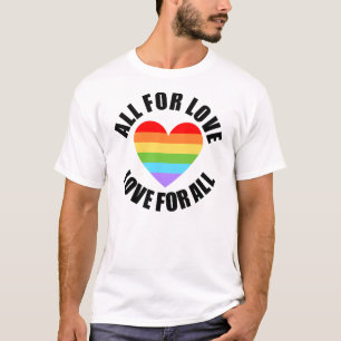 T-shirt Tout Pour L'Amour Pour Tous