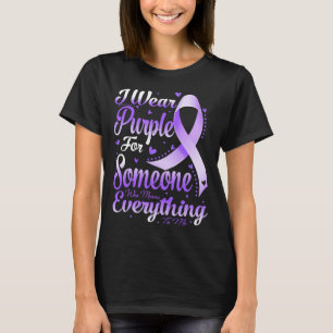 T-shirt Tout pour moi Epilepsie Jour Purple Ribbon Epilep
