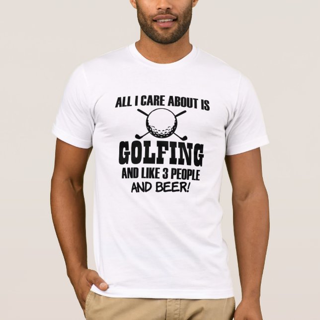 T-shirt Tout soin d'I environ joue au golf, comme 3 (Devant)