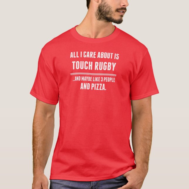 T-shirt Tout soin d'I est environ des sports de rugby de (Devant)