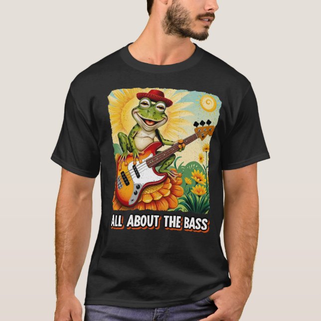 T-SHIRT TOUT SUR LA BASS (Devant)