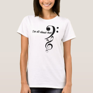 T-shirt Tout sur la clef basse