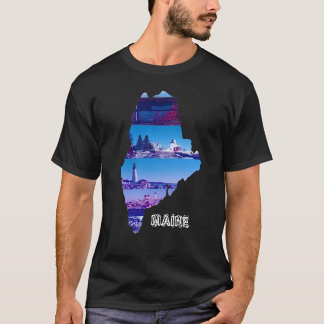 T-shirt Tout sur le Maine (Devant)