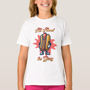 T-shirt Tout sur les vertiges   Funny Hot dog Humour