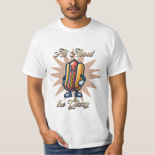 T-shirt Tout sur les vertiges Funny Hot dog Humour