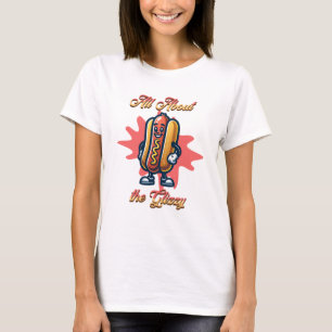 T-shirt Tout sur les vertiges   Funny Hot dog Humour