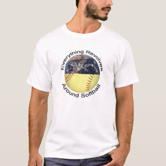 T-shirt Tout tourne autour du base-ball