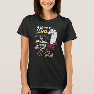 T-shirt Tout un apprentissage de lama qui se passe dans un