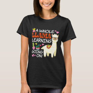 T-shirt Tout un lama d'apprentissage en cours Enseignants 