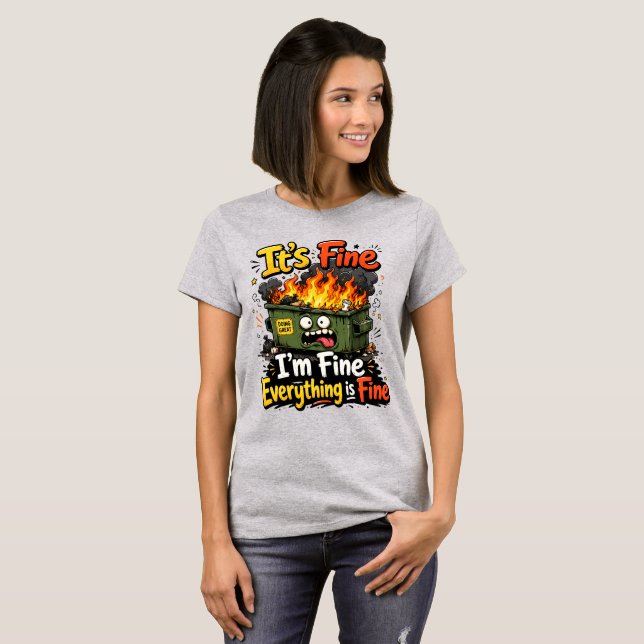 T-shirt Tout va bien (Devant entier)