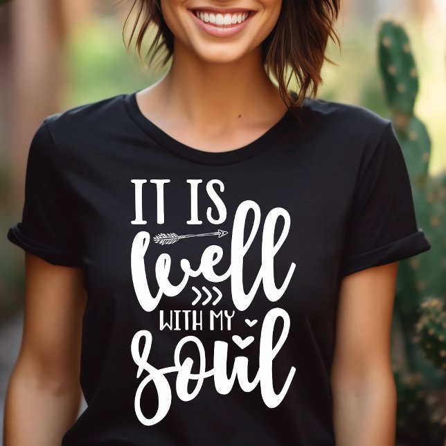 T-shirt Tout Va Bien Pour Mon Âme (Créateur téléchargé)