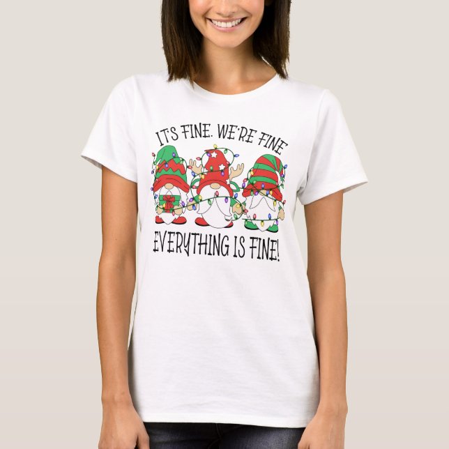 T-shirt Tout va bien, tout va bien. (Devant)
