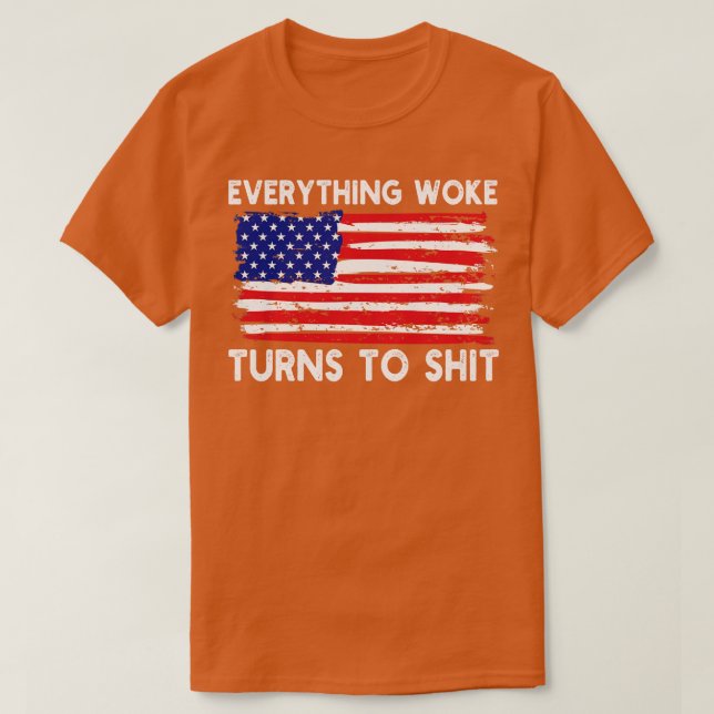 T-shirt Tout Woke Se Transforme En 1 (Design devant)