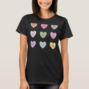 T-shirt Tout You Need Is Luv Hearts Candy Love Valentine