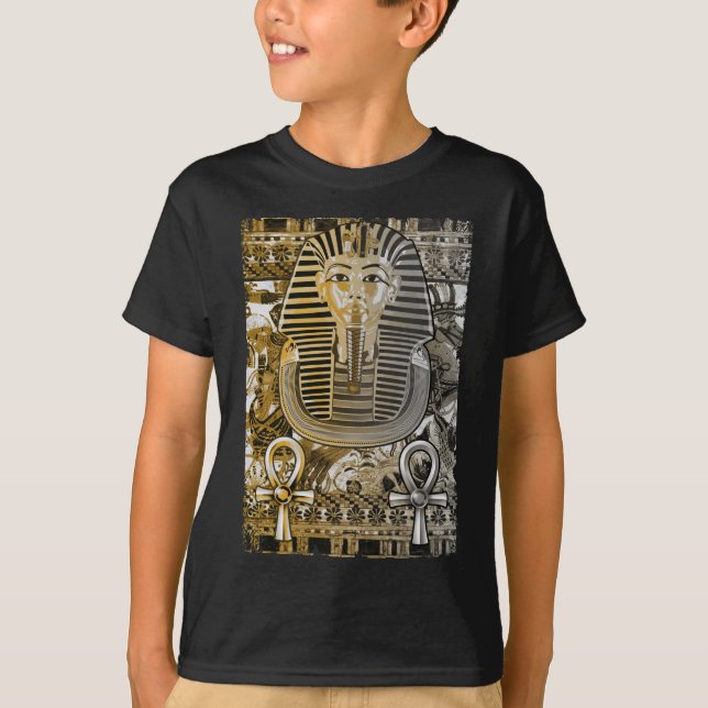 T-shirt Toutankhamon Égypte ancienne Pharoah roi Tut Ankh (Devant)