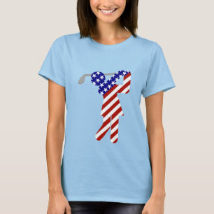 T-shirt Toute Américaine Golfeuse