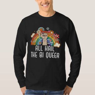 T-shirt Toute gloire à la fierté arc-en-ciel bisexuelle qu
