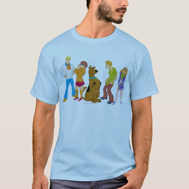 T-shirt Toute la bande 15 Mystery Inc (Devant)