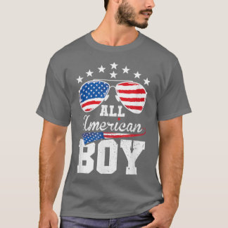 T-shirt Toute la famille American Boy 4 juillet Correspond