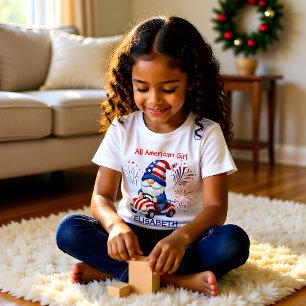 T-Shirt Toute la famille de gnomes patriotiques américains