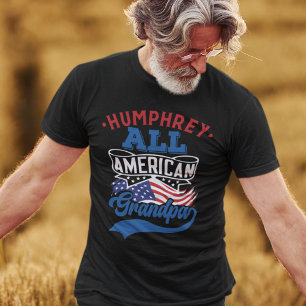 T-shirt Toute la famille patriotique américaine grand-père