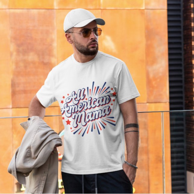 T-shirt Toute la maman américaine (Créateur téléchargé)