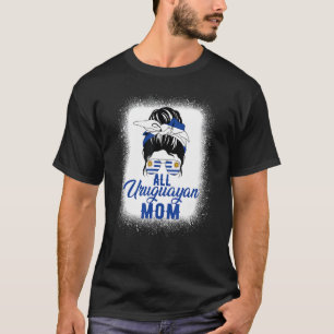 T-shirt Toute la maman uruguayenne Uruguay Drapeau pour la