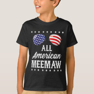 T-shirt Toute la Meemaw américaine 4 juillet Fête de l'Ind