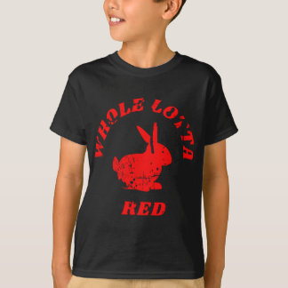 T-shirt Toute la musique de rap Hip hop rouge de Lotta